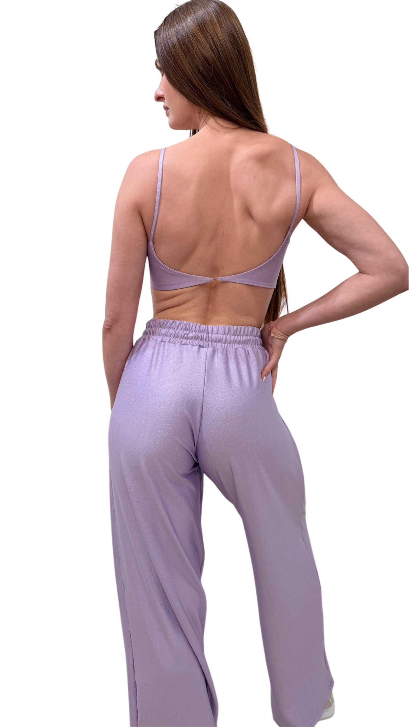 Pantalona Wide Croco